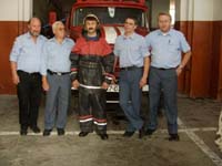 Besichtigung der �rtlichen Feuerwehrwache.