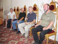 Im G�stesaal des Klosters H�ncu.