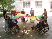 Im Kinderheim.