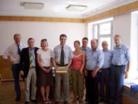 Bei Vitalie Vrabie, dem Minister f�r �ffentliche Verwaltung in der Hauptstadt Chisinau.